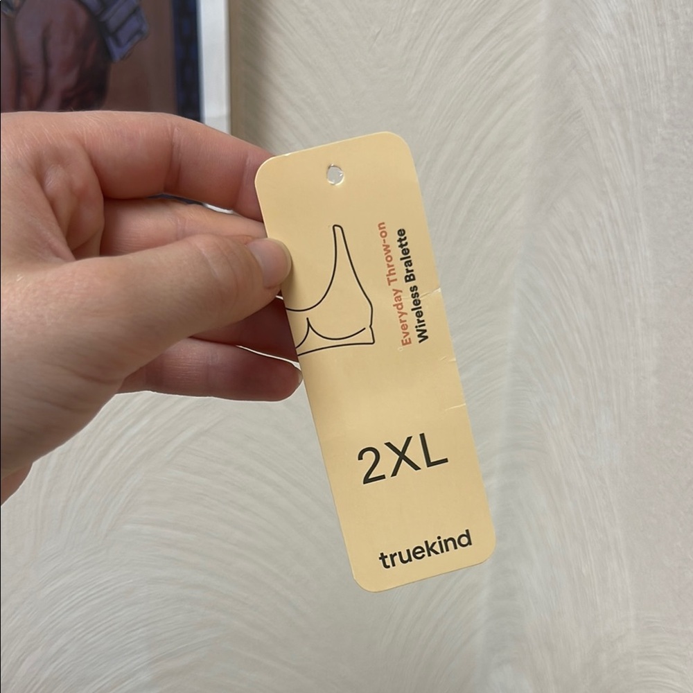 Cream Shapewear Everyday Throw On Wireless Bralette Seamless Support - Picture 9 of 10